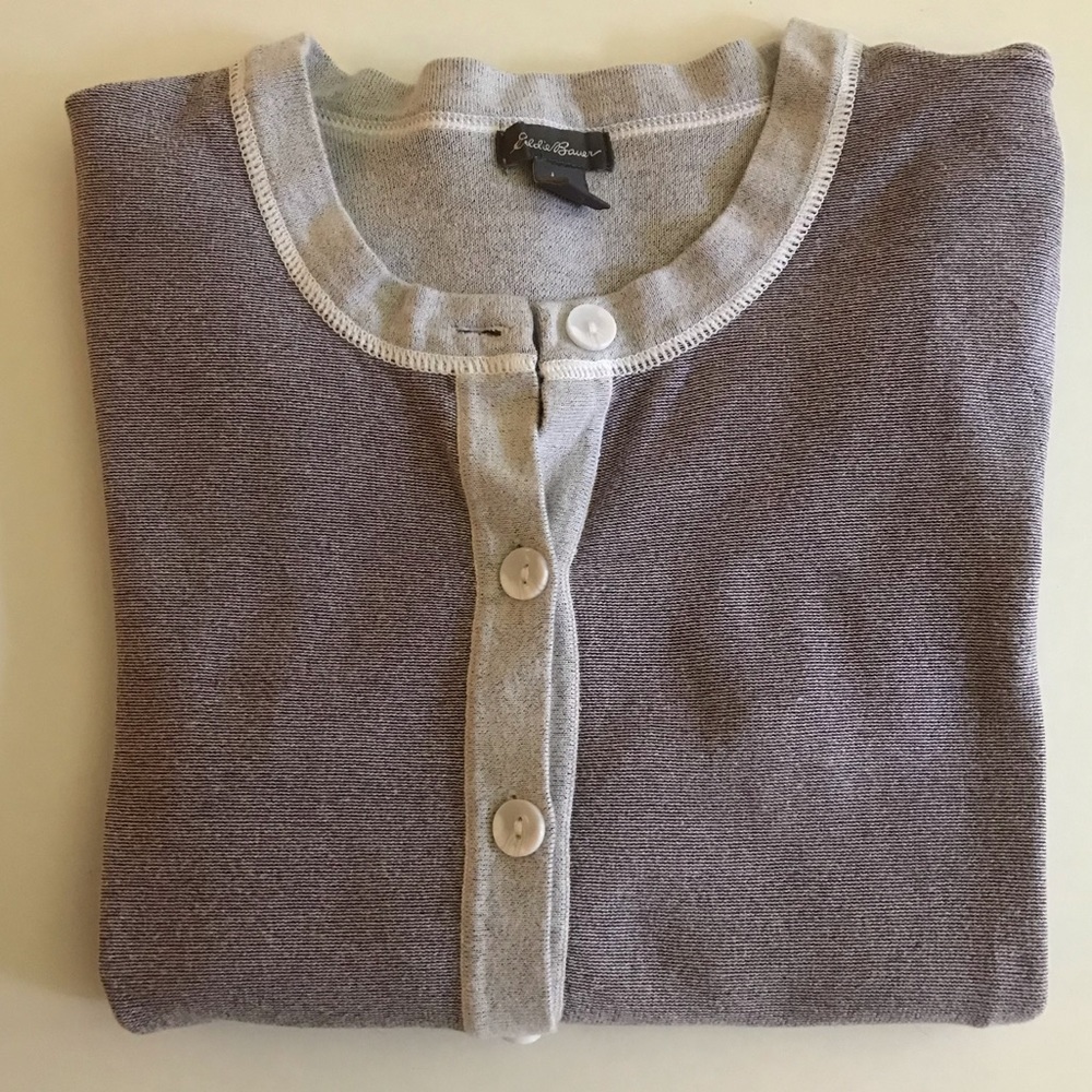 Eddie Bauer Summer Sweater with 3/4 Sleeves - Picture 7 of 7